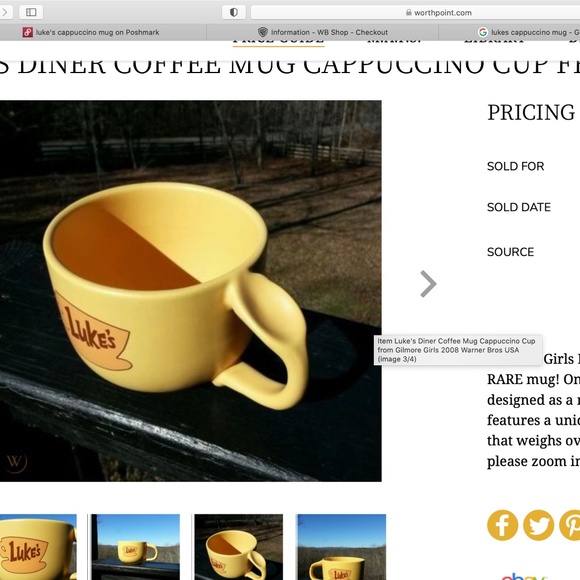 ISO (DO NOT BUY!) Luke's Diner Cappuccino Mug - Picture 1 of 2